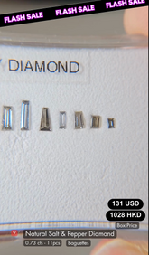 Salt & Pepper Diamond Deal (0.73 cts)
